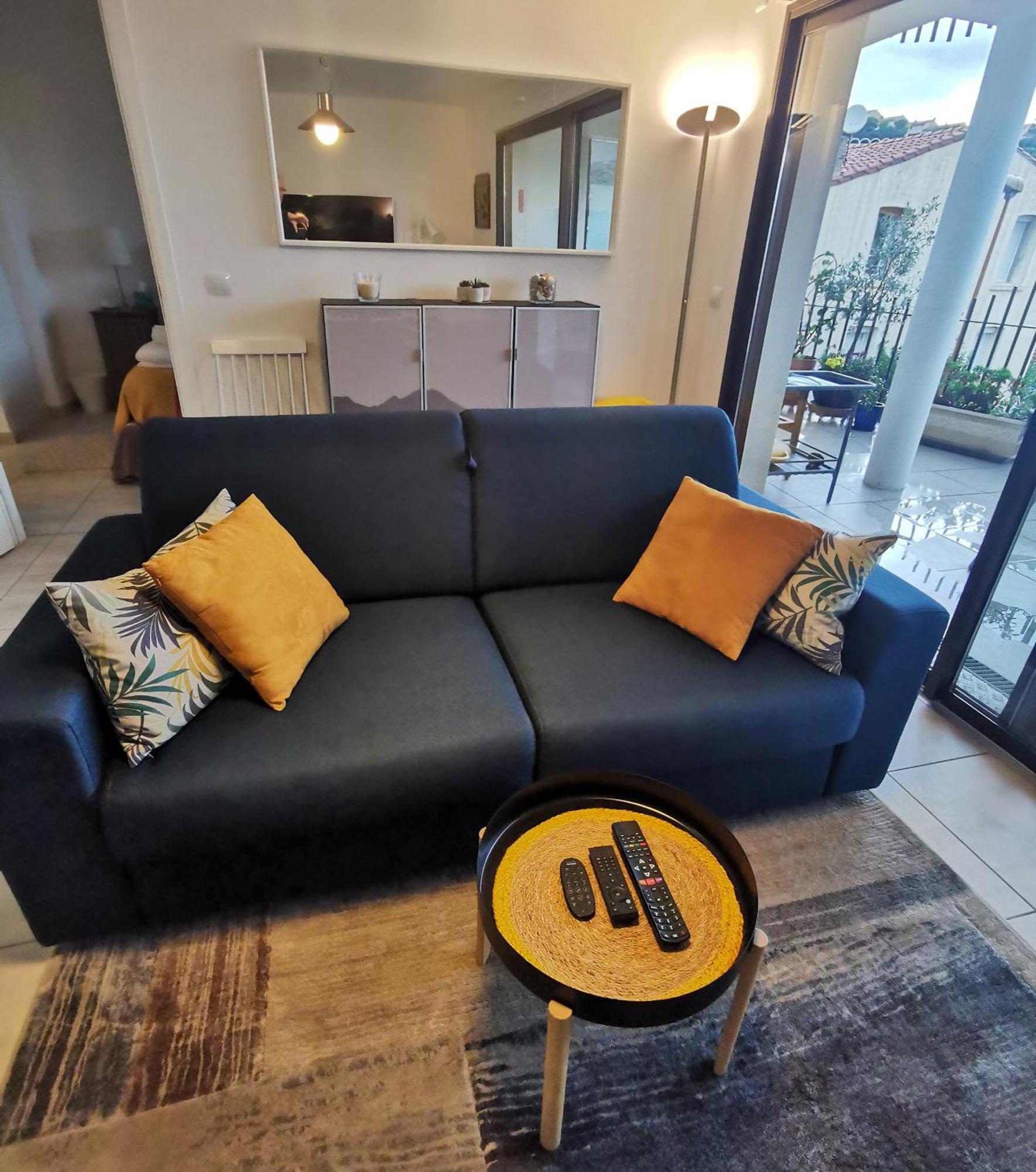 1Br Apartment T2 54M2 Onde Marine 2Nd Floor Lift Wifi Ac Parking Port Vendres Ngoại thất bức ảnh